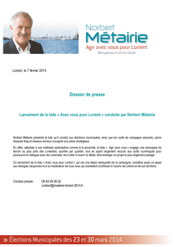 Dossier de presse