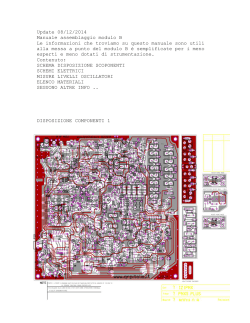 Update 08/12/2014 Manuale assemblaggio modulo