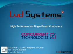 Diapositiva 1 - LVD Systems srl