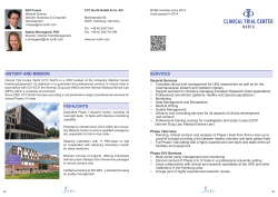 HISTORY AND MISSION HIGHLIGHTS SERVICES