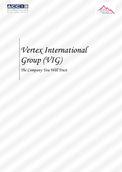 Vertex International Group - Afghanistan Chamber of Commerce