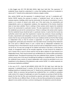 In Gita Duggal case 257 CTR 208 (Del) (2013)
