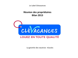 Clévacances France - Comité Départemental du Tourisme de la