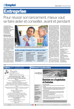 Tribune de Genève 12.02.2014