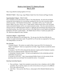 May 2014 Minutes - Madeira City Schools