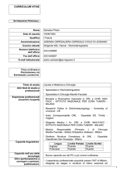 Curricula SALVATORI PIETRO - Azienda Ospedaliera "Ospedale