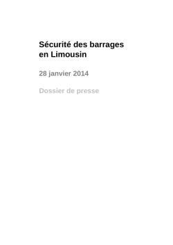Dossier de presse