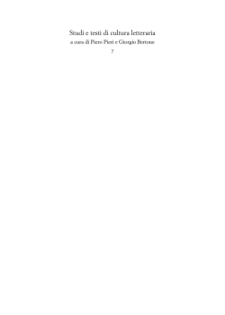 in pdf - Giorgio Pozzi Editore