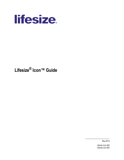 Lifesize Icon™ Guide