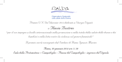 Invito Premio Vhernier