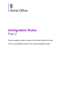 Immigration Rules Part 2