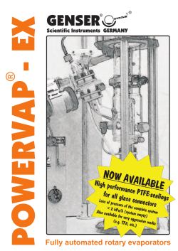 Genser Powervap rotary evaporator