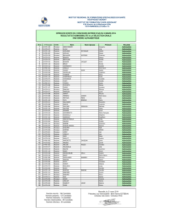epreuve ecrite du concours entree ifas du 8 mars 2014 resultats d