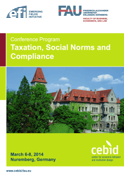 Taxation, Social Norms and Compliance