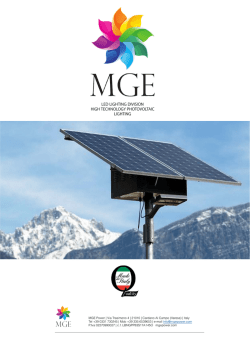 illuminazione stradale pv led