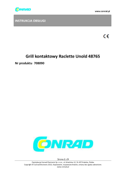 Grill kontaktowy Raclette Unold 48765