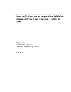 Version PDF : Notes explicatives sur les