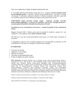 Scarica la scheda del prodotto