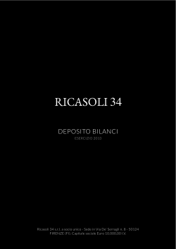 Ricasoli 34 - Salvatore Leggiero