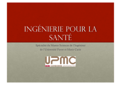 Ingénierie pour la Santé