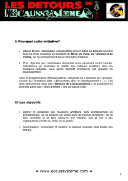 I/ Pourquoi un &laquo; Tremplin D&eacute;couverte &raquo;