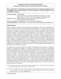 Proposition postdoc CNES 2015 SLM - Matisse