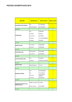 postes ouverts MED SPE - NOV 2014 - ARS Haute