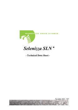 Selenizza SLN ® - Selenice Bitumi Sha
