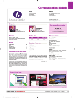Guide Agences - Communication interactive , paru en