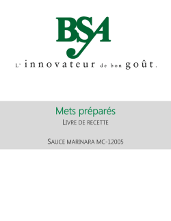 Index des recettes