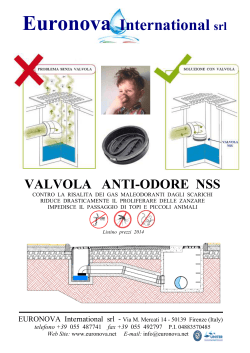 catalogo valvola antiodore NSS