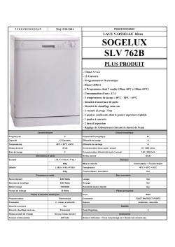 SOGELUX SLV 762B - Sogelux. Produits Finis