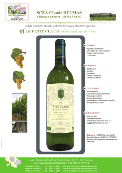 FT- LE PETIT CLAUD BLANC SEC .indd