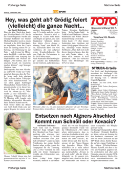 Hey, was geht ab? Gr&ouml;dig feiert (vielleicht) die ganze Nacht... - svz.at