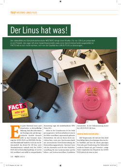 Der Linus hat was! - FACTS Verlag GmbH