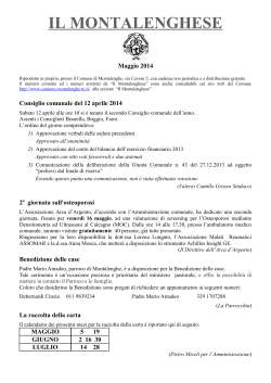 Il Montalenghese Maggio 2014
