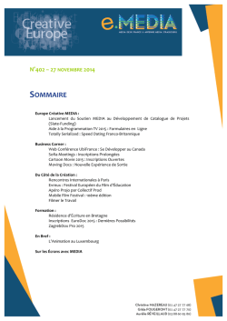 e-MEDIA n°402 (PDF)
