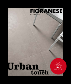 Catalogo Urban Touch di ceramica Fioranese
