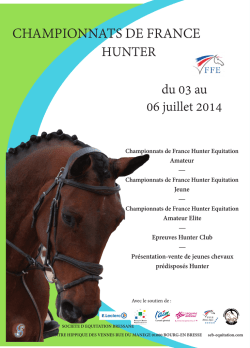 hunter bourg - Equitation Rh&ocirc;ne Alpes