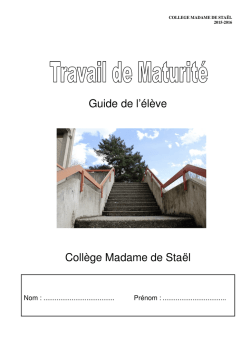 Guide TM 2015-16 - R&eacute;publique et canton de Gen&egrave;ve