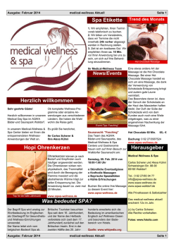 Herzlich willkommen Hopi Ohrenkerzen Was bedeutet SPA? Spa