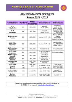 Informations - Neuville-sur