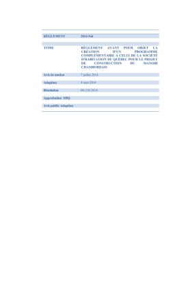 règlement 2014-544 titre règlement ayant pour objet la
