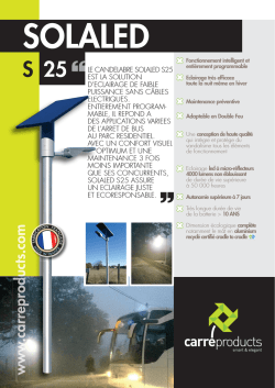 FICHE A4 - SOLALED S25.indd