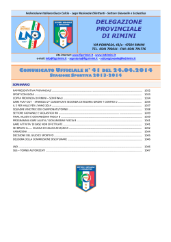 CU 41... - F.I.G.C. Rimini