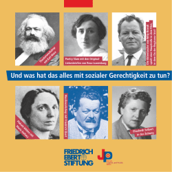 Und was hat das alles mit sozialer Gerechtigkeit zu tun