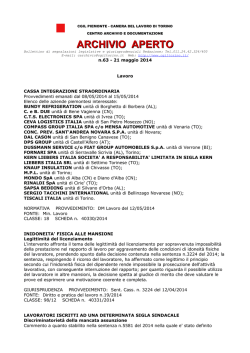 ARCHIVIO APERTO