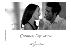 Garantie Lagostina [Mode de compatibilité]