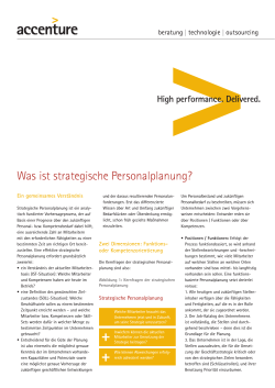 Was ist strategische Personalplanung? - Accenture