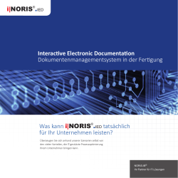 Interactive Electronic Documentation - NORIS-IB GmbH